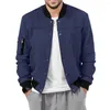 Jaquetas masculinas homens casaco de inverno elegante beisebol para outono quente macio casual outerwear com gola elástica punhos esportes