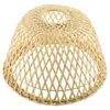 Pendant Lamps Bamboo Lampshade Hand Woven Cover Ornament Decor Floor Creative Accessory Chandelier Lights Simple