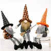 Party Supplies Halloween Decorations Gnomes Doll Plush Handmade Tomte Swedish Long-Legged Dwarf Table Ornaments 906