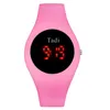 Wristwatches Sdotter Candy Color Jelly Silicone Watch For Women Men Watches Students Quartz Fashion Sports Electronic LED Digital