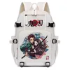 Backpacks Demon Slayer Anime USB Backpack Bookbag Students School Bag Teenage Kids Casual Travel Bagpack Laptop Computer Bags 230905