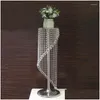 Party Decoration S-Type Crystal Bead Curtain Road Decorative Flower Frame Wedding Props Background Drop Delivery Home Garden Festive Dhwrx