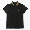 Designer Fred Shirt Business Polo broderade mens tees Kort ärm i toppstorlek S/M/L/XL/XXL JAKTOP