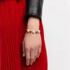 Braccialetti a maglie Bracciale Europa e Stati Uniti Vento freddo Retro Teschio Uomo Donna Accessori Regalo Pulseras Mujer Leggero Lusso