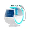 7 en 1 Hydra FacialIntelligent avec analyseur de peau RF Hydro oxygène Machine faciale Aqua Peeling Hydrafacial Machine