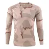 Men's T Shirts Men Tactical Military Shirt Breathable Quick Dry Long Sleeve T-shirt Male Outdoor Sports Army Combat Camouflage Tee Tops