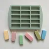 Baking Moulds 15 Grid Rectangular Cube Silicone Chocolate Bar Candy Mold Ice Square Tray Mould Pub Wine Blocks Maker