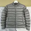 Monclairer Acorus D Pocket Design Mens Down Jacket Arm Badge Stand Collar Puffer Jacket Winter Fashion Warm Coat Asian Size M--3XL