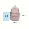 Backpacks Large Capacity Students Backpack Casual Waterproof Nylon Double Shoulder Bag Fashion Travel College 230906