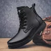 Boots Retro Men Business 2023 Mens Italian Cowboy Combat Combat أصلي أحذية بيع أحذية الشتاء الشتاء