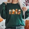 Women's Hoodies Sweatshirts Fall Coffee Sweatshirt Cute Fall Hoodie Thanksgiving Sweatshirt Halloween Hoodies Women Clothes Coffee Lover Pullovers Tops 230906