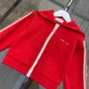 Babykleidung Kinder Trainingsanzüge Baby Herbstanzüge Größe 100-150 CM 2 Stück Gesticktes Logo, Kapuzenjacke mit Reißverschluss und Hose mit weitem Bein Sep01