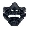 Parti Maskeleri Prajna Demon Şeytan Maskesi Cosplay Oni Samurai Hayalet Korkunç Korku Reçine Yüz Maskeleri Yetişkin Unisex Cadılar Bayramı Parti Prop Aksesuarları 230905