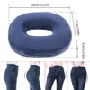 Cushion/Decorative Pillow High-rebound Memory Foam Donut Seat Cushion Pain Relief Back Support Pillow Cushions Bedsore Prevent O-shaped Hemorrhoid Pad 230905