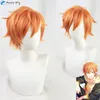 Cosplay peruker levande dålig trupp cosplay dåliga hundar shinonome akito aoyagi toya cosplay peruk kort värmebeständig hår anime peruker gratis peruk cap 230906