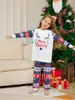 Kerst cartoon print pyjama kerst bijpassende pyjama set huiskleding moeder dochter vader zoon rompertjes nachtkleding outfit