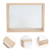 Frames Dried Flower Po Frame Transparent Three-dimensional Pressed Flowers Show Glass Picture Specimen Display Box Wood DIY Dry