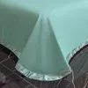 Bedding sets s Luxury Jacquard Set Home Queen King Size bed set 4pcs Duvet Cover Pillowcases Bed Sheet Mint Green 230906