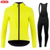 Radfahren Jersey Sets Raudax 2023 Set Sepeda Lengan Panjang Pakaian Bersepeda Gunung Sejuk Ropa Ciclismo Verano Triathlon 230905