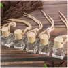 Packing Bottles Wholesale Car Hanging Per Bottle Pendant Air Freshener Diffuser Empty Glass For Essential Oils Ornaments Drop Delive Otho0