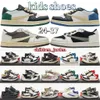 Kinderschuhe für Kleinkinder Jumpman 1s Low OG SP Reverse Mocha Olive Black Phantom klobige Kleinkinder-Trainer 24–37 Jungen Mädchen Designermarke