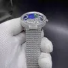 Montre entièrement diamantée mécanique automatique pour hommes, 38MM, en acier inoxydable, étanche, mode Business Designer, montre-bracelet unisexe