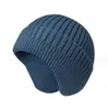 Beanie/Skl Caps 54-58Cm Hommes Femmes Filles Épais Chaud Oreille Protection Bonnet Bonnet Hommes Et Femmes Tricot Chapeau Chapeaux Mode Chaleur Hiver Kni Otars