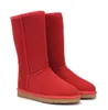 Designer mulheres feias botas de couro trança confortável austrália botas camurça pele de carneiro curto mini arco cáqui preto branco rosa marinho tênis ao ar livre