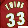 Custom Basketball Jersey Men Youth women Vintage 33 Patrick Ewing Champion High School Size S-5XL custom any name or number
