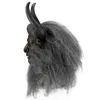 Feestmaskers Latex Ossenhoorn Volgelaatsmasker Bull Demon King Halloween Monster Duivel Cosplay Props Carnavalsfeest Eng Horrible Grappig 230905