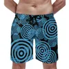 Shorts masculinos board círculos cruzando moda troncos de natação laranja e branco secagem rápida correndo surf qualidade grande tamanho praia