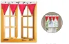 Christmas Rouge Christmas Santa Santa Cap Venture Valance Curtain Pennant Festival Festival Home Decor Christmas Home Decoration ZZ