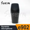 Microphones E902 microphone tambour dynamique pour instruments de musique fréquents, rekaman dalam ruangan et kinerja luar 230905