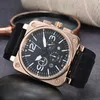 New Bell Watches Global Limited Edition Stainless Steel Business Chronograph Ross Luxury Date Fashion Casual Quartz Mens Watch Xu9g 4GHH