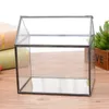 Flessen Geometrische Glazen Terrarium Box Handgemaakte Huisvorm Tafel DIY Display Planter Vensterbank Bloempot Voor Succulente Luchtplant