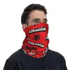 Baretten Albanië Vlag Bandana Halsbeenkap Gedrukt Magische Sjaal Multifunctioneel gezichtsmasker Fietsen Voor Heren Dames Volwassen Ademend