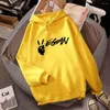 Hoodies femininos harajuku hoodie oversize gráfico feminino vintage moletom menina ulzzang roupas coreano streetwear em si jumper de grandes dimensões