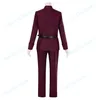 Parrucche cosplay Tetchou Suehiro Costume cosplay Parrucca Bungo Stray Dogs Stagione 4 Hunting Dogs Team Uniforme rossa Capelli castani Anime Cappello Guanti Mantello 230906