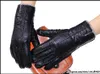 Five Fingers Gloves selling leather gloves for men and women deerskin textured goat leather winter warm driving riding wool knitted lining 230906