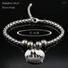 Braccialetti di collegamento 2023 Moda Famliy Dog Bracciale con ciondoli in acciaio inossidabile per le donne Gioielli in argento colore Pulsera Hombre B18309S07