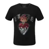 Designer PP Skull Diamond T-shirt Tiger Phillip Plain Hommes T-shirt à manches courtes Dollar Bear Brand Tee Crânes de haute qualité T-shirt Tops P2109