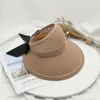 Bérets Sun Hat Top Roll vide de femme Big Brim Summer Cool Fashion Loisir pliable