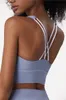 AL Yoga Tops New Bra with Chest Cushion Sports Bra Gathers for Fitness Breathable Shockproof and Elastic Women