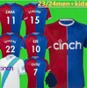 2023 2024 OLISE Crystal Soccer Jerseys 23 24 ZAHA EZE J.AYEW Palace Home Top Maillot de football Kit BENTEKE SCHLUPP MATETA EDOUARD GALLAGHER Jersey Uniformes Top Thaïlande