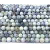 Loose Gemstones Veemake White Opal Natural Crystal DIY Necklace Bracelets Earrings Pendants Round Beads For Jewelry Making 07333