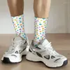 Chaussettes pour hommes Motif triangles géométriques Hommes Femmes Crew Unisexe Fun Robe imprimée 3D