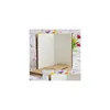 Notepads Wholesale Kraft Brown Unlined Travel Journals Notebook Soft White Notebooks For Travelers Students And Office Sketchbook Dr Ot0Zt