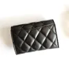 2024 Fashion Luxury Wallet Women Designer Card Holders Coin Purse Channel Wallet Lambskin Flap Classic Caviar Purses Leather Purses Credit Card Holder Mini Clutch