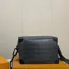 Lüks Mini Yumuşak Gaga Erkek Omuz Çantası Tasarımcısı Kıdemli Deri Omuz Çanta Zinciri Dekorasyon Crossbody Bag Sırt Çantası Moda Deri Kutu Çantası