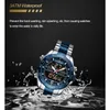 Wristwatches Quartz Watch For Men Dual Display Luxury Digital Sports Waterproof Time Fashion Luminous Steel Band Reloj Hombre NF9195 230905